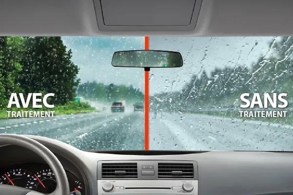 Carglass® Protect: Traitement anti-pluie