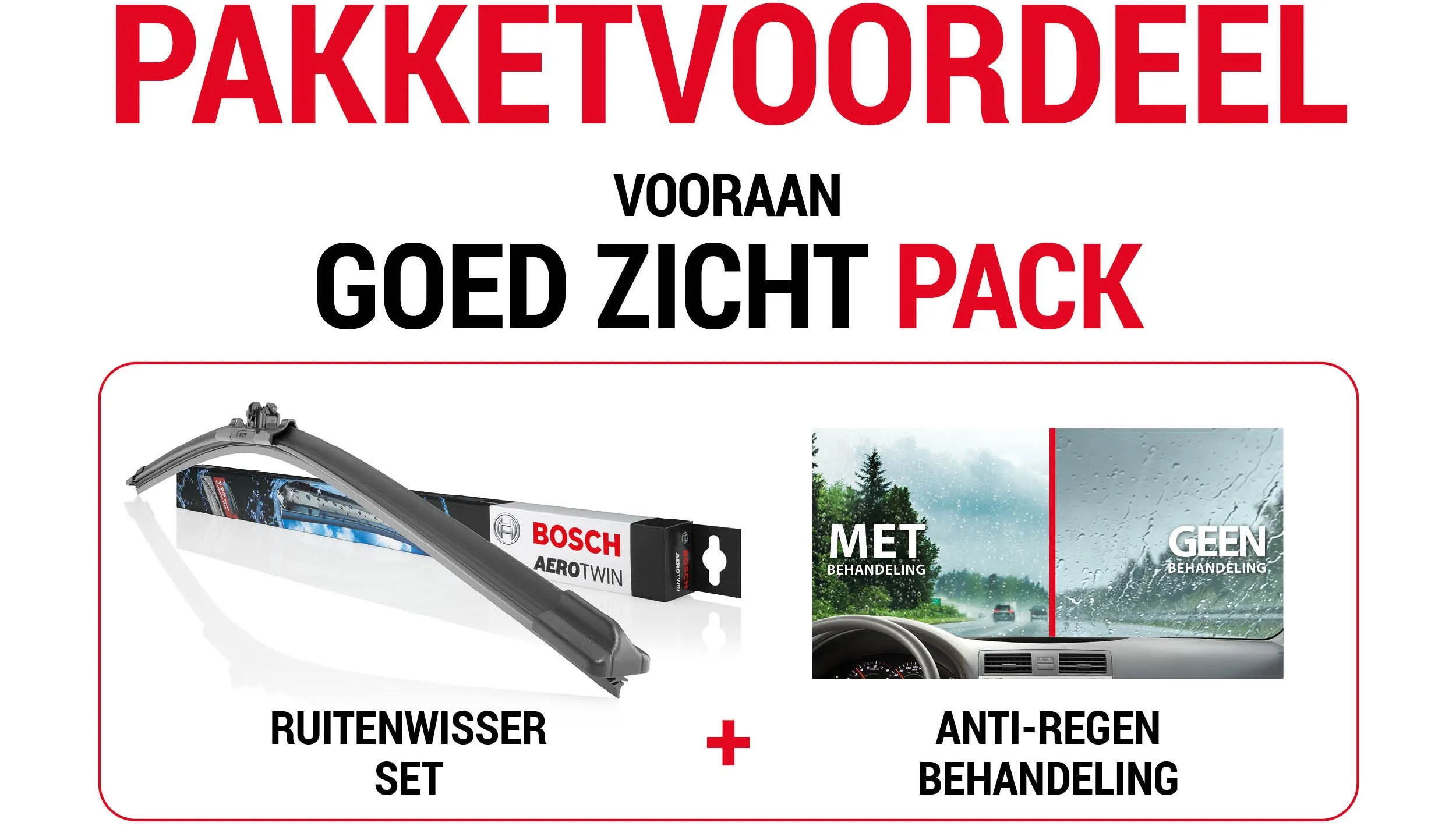 Perfect View Windscreen: voorruitenwisser + Carglass® Protect