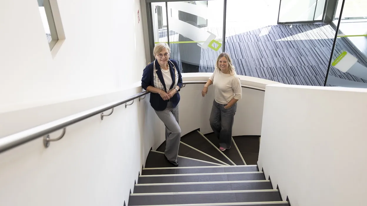 Karin Genoe, CEO Vias en Caroline Ameloot, Sales & Marketing Director Carglass®