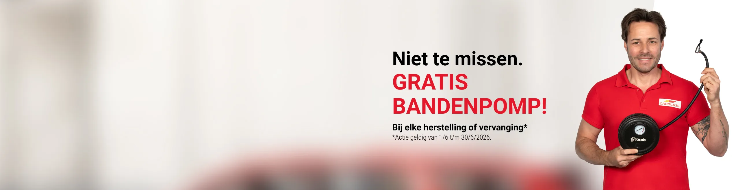 Promo banner gratis bandenpomp